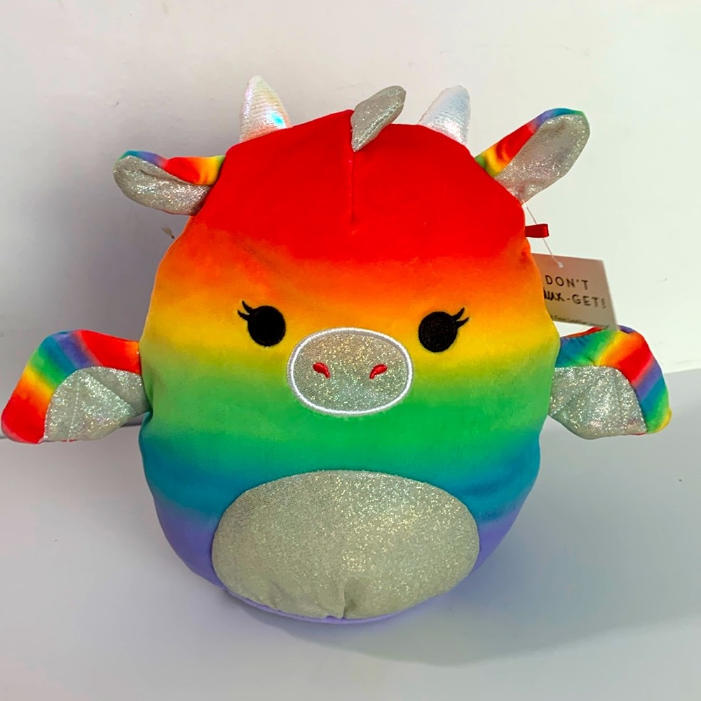 Squishmallow Rainbow Dragon 8”